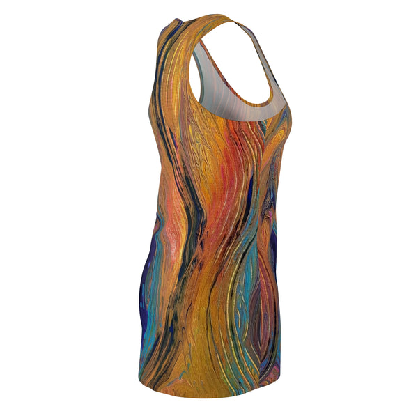 GOING WITH THE FLOW  Women's  Racerback Dress (AOP)