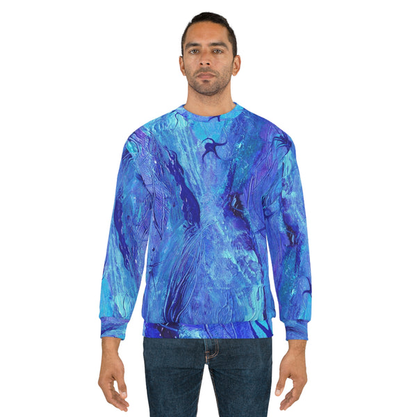Bit A Blue.   Unisex Sweatshirt