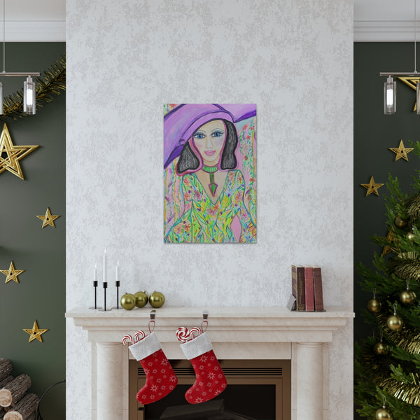 Gallery    Touch Of Purple  Canvas Print
