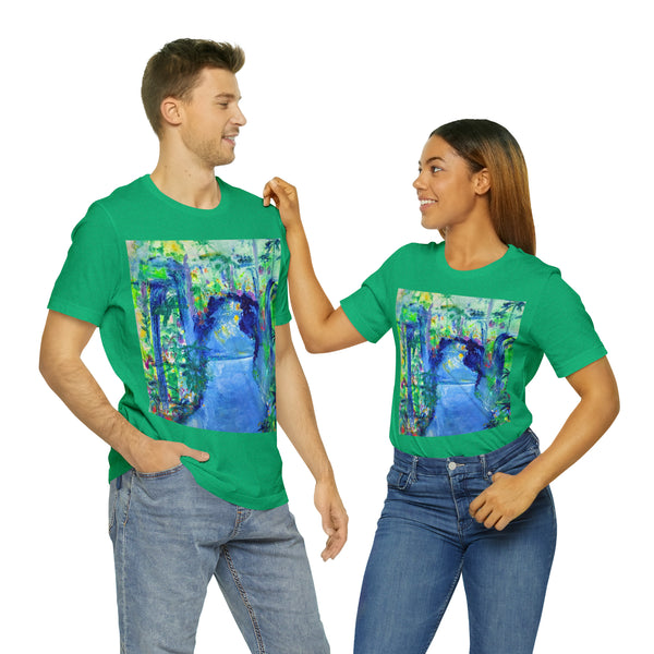 SECRET ISLAND CAVE 2 Wearable Art Unisex Jersey Short Sleeve Tee