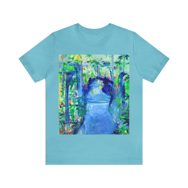 SECRET ISLAND CAVE 2 Wearable Art Unisex Jersey Short Sleeve Tee