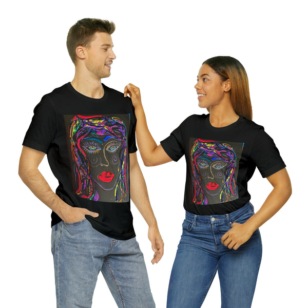 NEON ROSE  Unisex Jersey Short Sleeve Tee