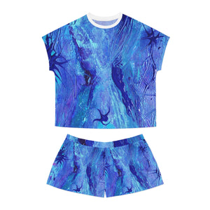 Bit A Blue  Short Pajama Set