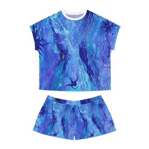 Bit A Blue  Short Pajama Set