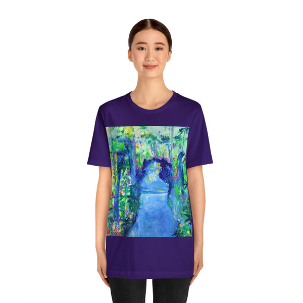 SECRET ISLAND CAVE 2 Wearable Art Unisex Jersey Short Sleeve Tee
