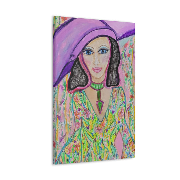 Gallery    Touch Of Purple  Canvas Print