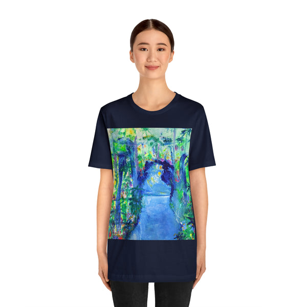 SECRET ISLAND CAVE 2 Wearable Art Unisex Jersey Short Sleeve Tee