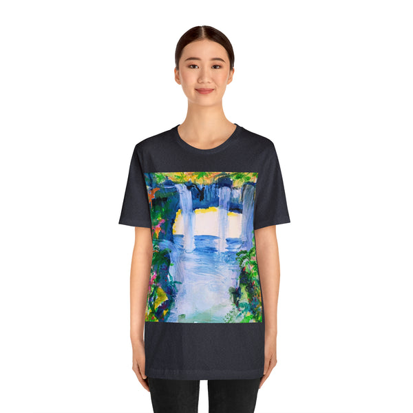 SECRET ISLAND CAVE 3  Unisex Jersey Short Sleeve Tee