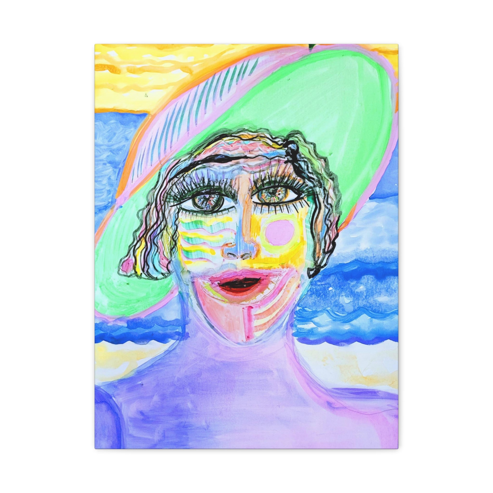 Gallery  - Sunbathing With Selma -  Canvas Print