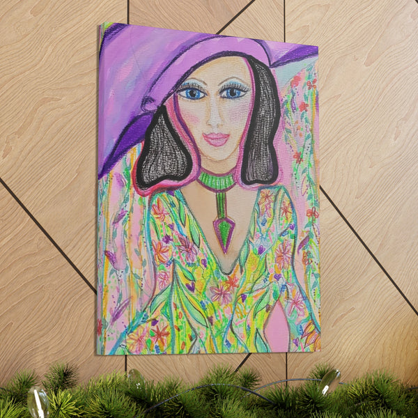 Gallery    Touch Of Purple  Canvas Print