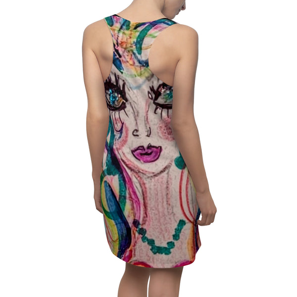 BETTY   Wearable Art Racerback Dress