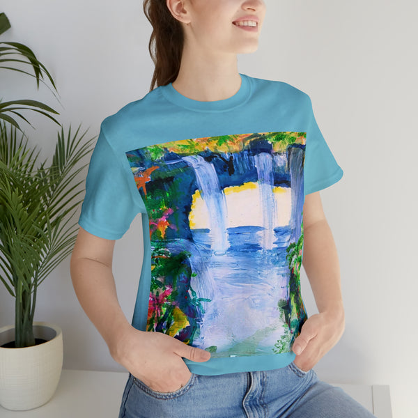SECRET ISLAND CAVE 3  Unisex Jersey Short Sleeve Tee