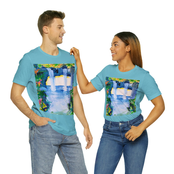 SECRET ISLAND CAVE 3  Unisex Jersey Short Sleeve Tee