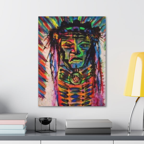 Gallery   Divided One   Neon Indian Collection         Canvas Print