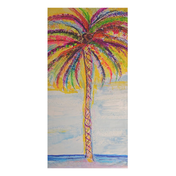 LONE PALM Mink-Cotton Towel