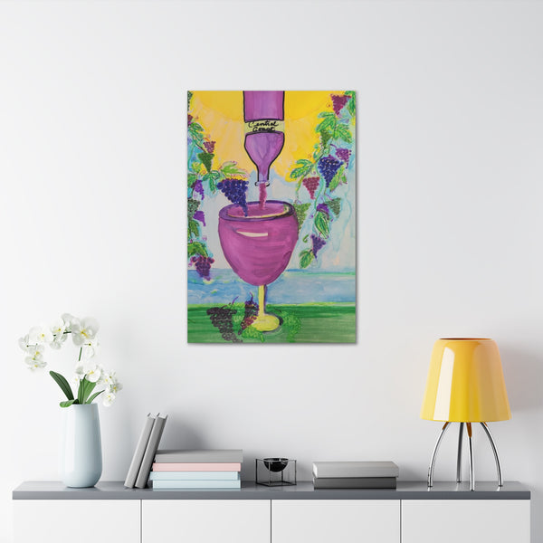 Gallery  - Grape To Glass -  Canvas Print