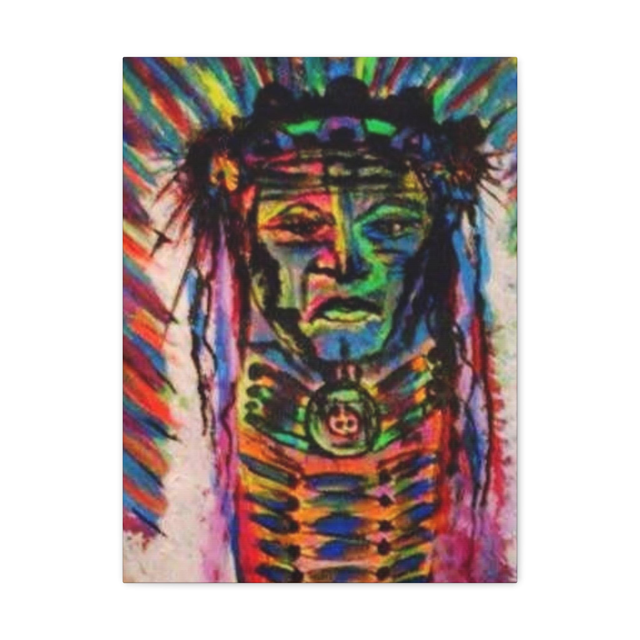Gallery   Divided One   Neon Indian Collection         Canvas Print