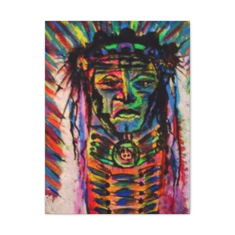 Gallery   Divided One   Neon Indian Collection         Canvas Print