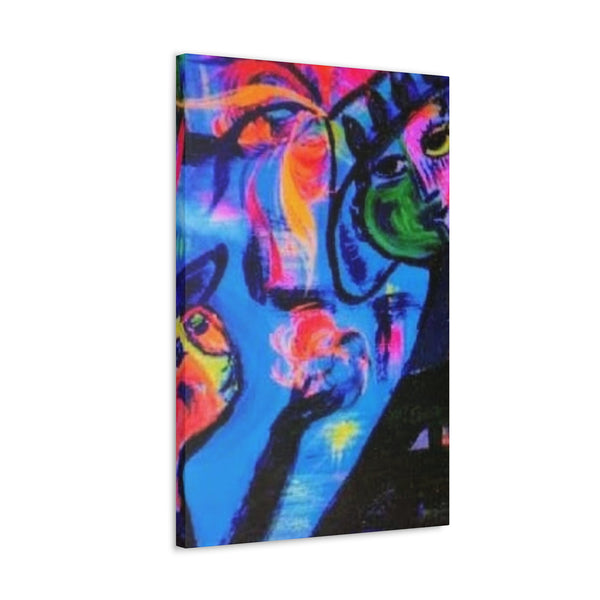 Gallery  - Neon Love-    Printed Canvas