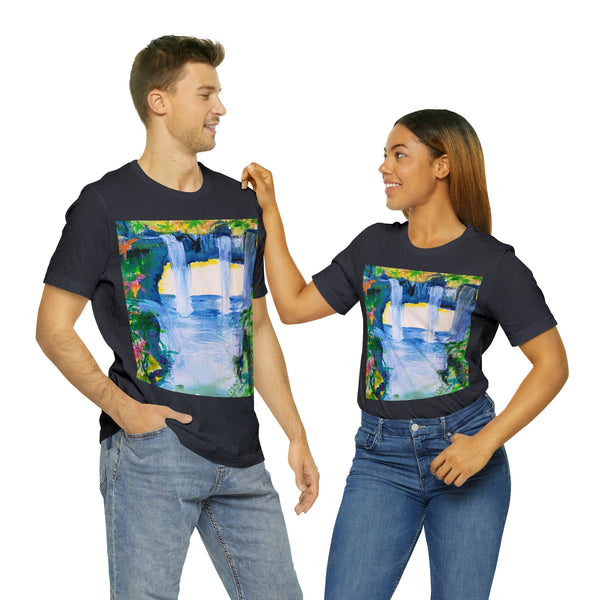 SECRET ISLAND CAVE 3  Unisex Jersey Short Sleeve Tee