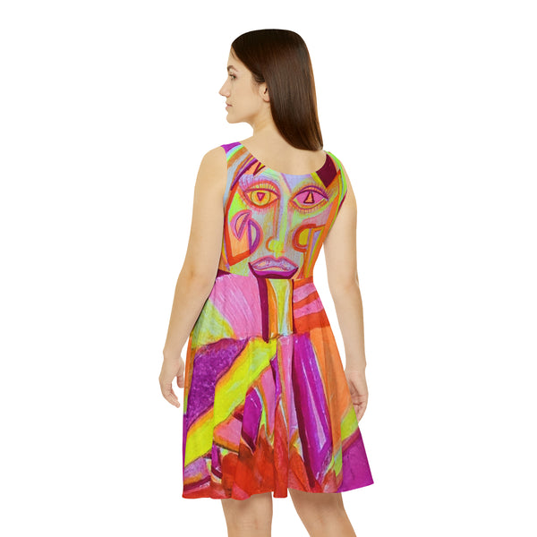 TANGERINA Original Art Dress