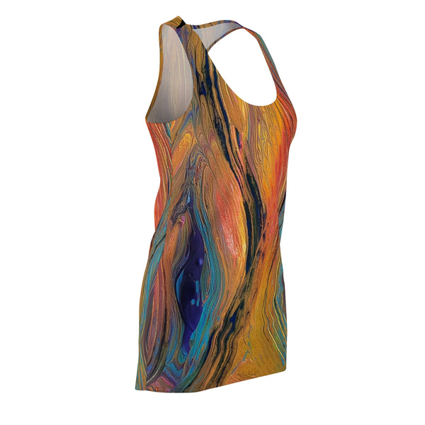 GOING WITH THE FLOW  Women's  Racerback Dress (AOP)
