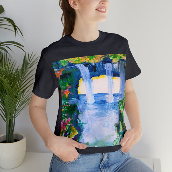 SECRET ISLAND CAVE 3  Unisex Jersey Short Sleeve Tee
