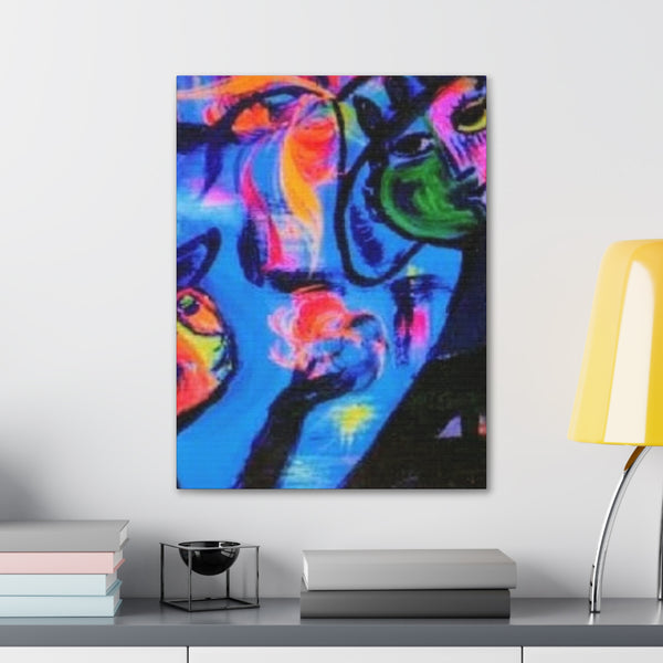 Gallery  - Neon Love-    Printed Canvas