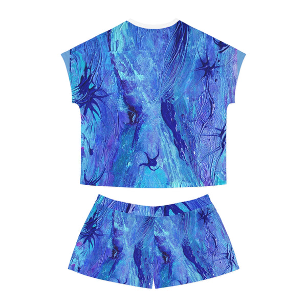Bit A Blue  Short Pajama Set