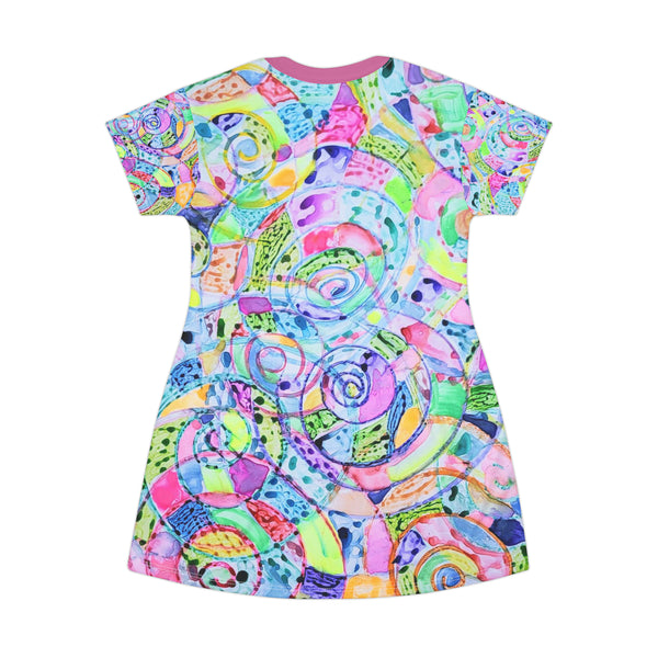 SPIRILING  SPECTRUM   T-Shirt Dress