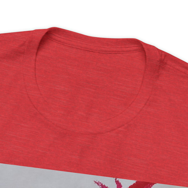 CRIMSON PALM   Wearable Art Unisex Jersey Short Sleeve Tee