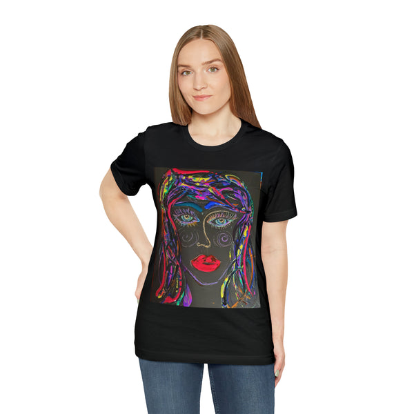 NEON ROSE  Unisex Jersey Short Sleeve Tee