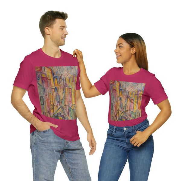 TWO TOAST THE TOWN Unisex Jersey Short Sleeve Tee