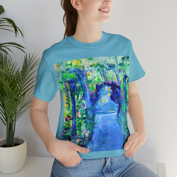 SECRET ISLAND CAVE 2 Wearable Art Unisex Jersey Short Sleeve Tee