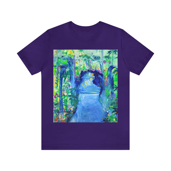 SECRET ISLAND CAVE 2 Wearable Art Unisex Jersey Short Sleeve Tee