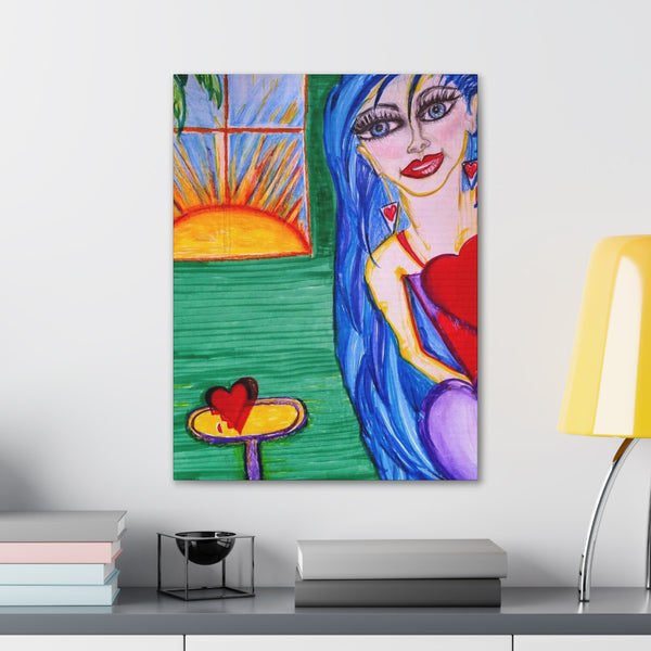 Gallery     Can't Hide My Heart     Canvas Print