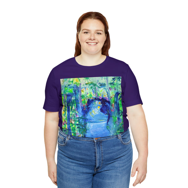 SECRET ISLAND CAVE 2 Wearable Art Unisex Jersey Short Sleeve Tee
