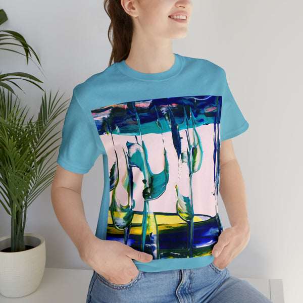 SALUTE THE SKY Wearable Art Unisex Jersey Short Sleeve Tee