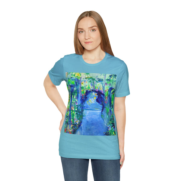 SECRET ISLAND CAVE 2 Wearable Art Unisex Jersey Short Sleeve Tee