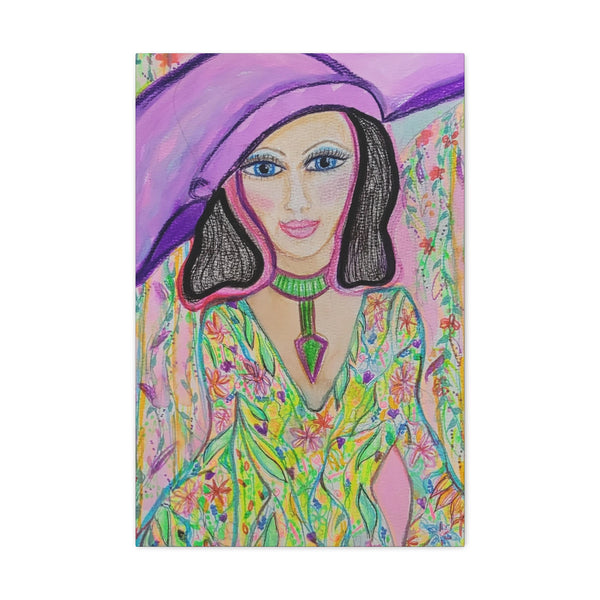 Gallery    Touch Of Purple  Canvas Print