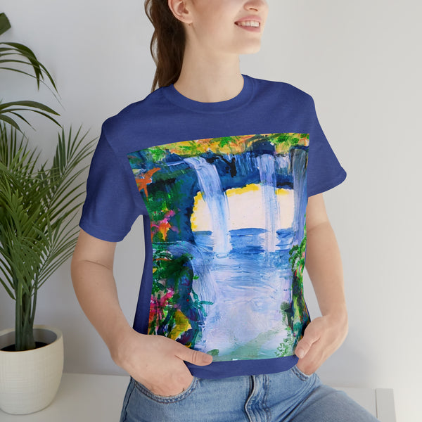 SECRET ISLAND CAVE 3  Unisex Jersey Short Sleeve Tee