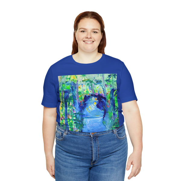 SECRET ISLAND CAVE 2 Wearable Art Unisex Jersey Short Sleeve Tee