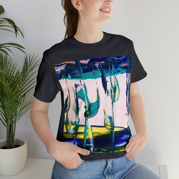 SALUTE THE SKY Wearable Art Unisex Jersey Short Sleeve Tee