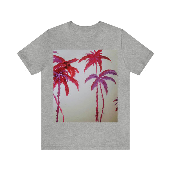 CRIMSON PALM   Wearable Art Unisex Jersey Short Sleeve Tee