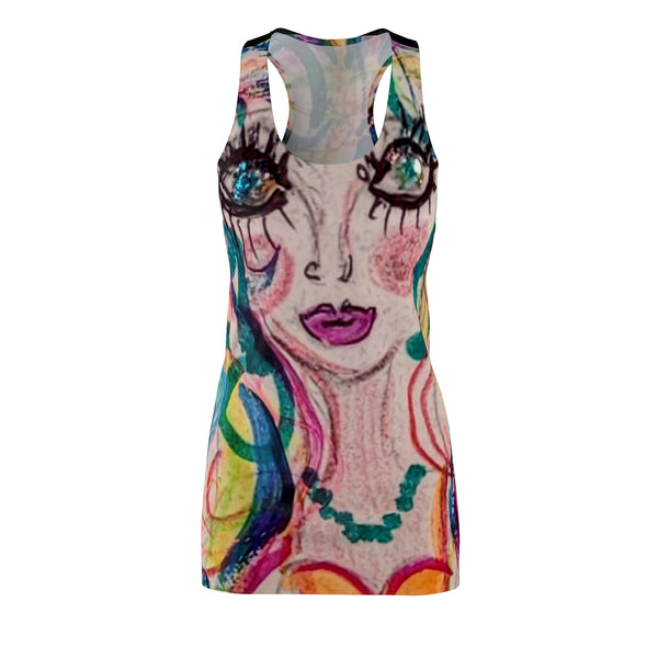 BETTY   Wearable Art Racerback Dress