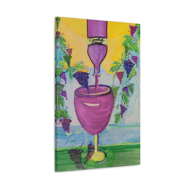 Gallery  - Grape To Glass -  Canvas Print