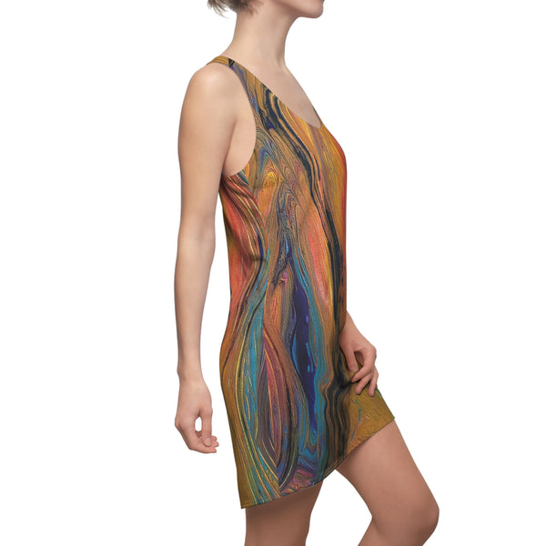 GOING WITH THE FLOW  Women's  Racerback Dress (AOP)
