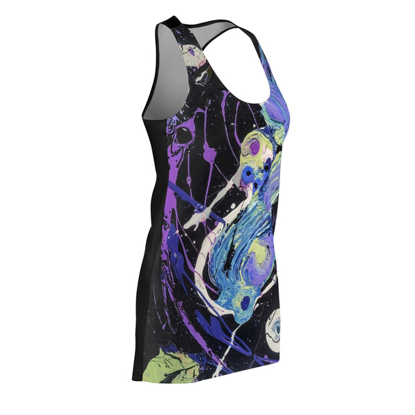 PURPLE  SHADE Women's Racerback Dress