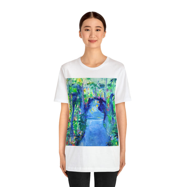 SECRET ISLAND CAVE 2 Wearable Art Unisex Jersey Short Sleeve Tee