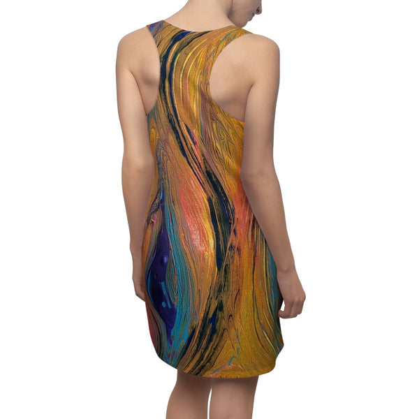 GOING WITH THE FLOW  Women's  Racerback Dress (AOP)